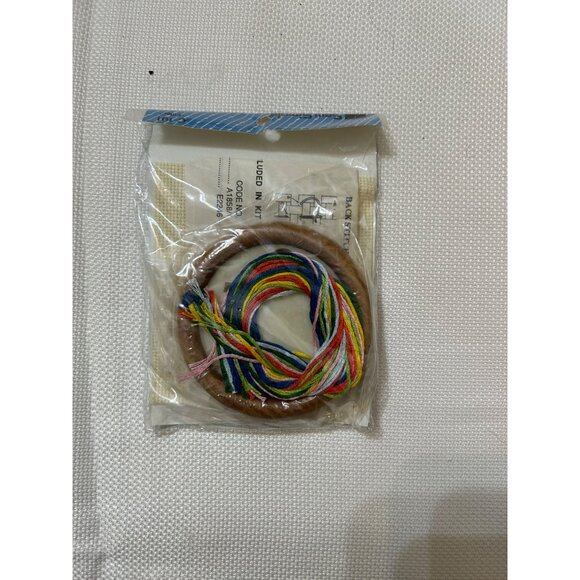 Sew Simple Carry-Along Counted Cross Stitch Kit With Bear Pattern & Frame - Picture 3 of 3